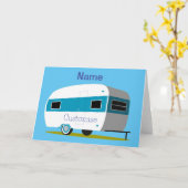 Carte Caravan Camper RV Thunder_Cove (Fleur jaune)