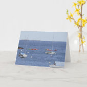 Carte Card de l'océan (Fleur jaune)