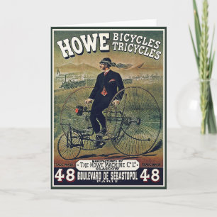 Carte Card:  Howe Bicycles Tricycles
