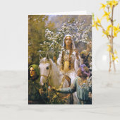 Carte Card : Queen Guinevere (Fleur jaune)
