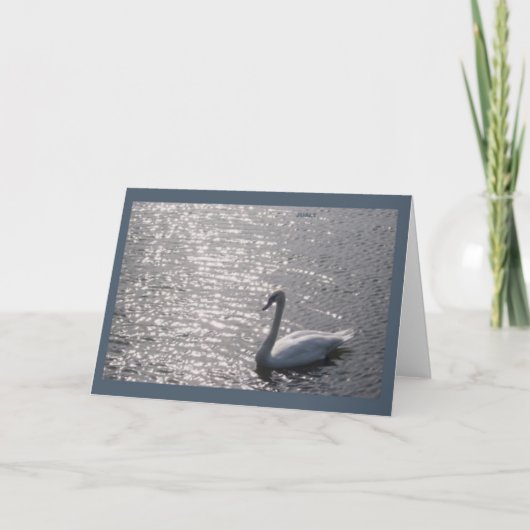Carte Card Swan 02 (Devant)