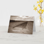 Carte Cardez l'extrémité d'amusement de chemin de fer de (Fleur jaune)