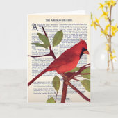 Carte Cardinal (Fleur jaune)