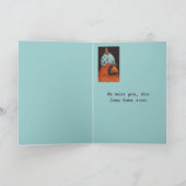 Carte Cardinal avec casquette d'oeuf, Manquant de la mai (Intérieur)