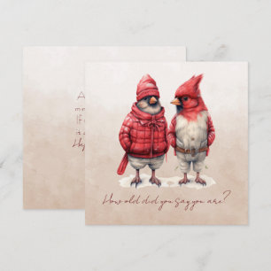 Carte Cardinal Birthday Card Quel Âge Avez-Vous Dit Être