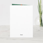 Carte Cardinal Capriceux en Cache-Oreilles de Noël  (Dos)