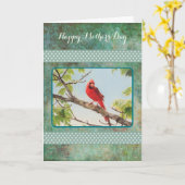 Carte Cardinal de la fête des mères (Fleur jaune)