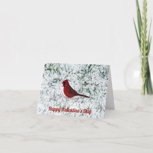Carte Cardinal de la Saint-Valentin (Devant)