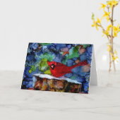 Carte Cardinal De Nuit (Fleur jaune)