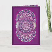 Carte Cardinal rouge Rosace (Devant)