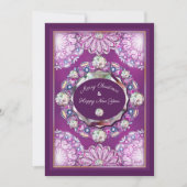 Carte Cardinal rouge Rosace (Devant)