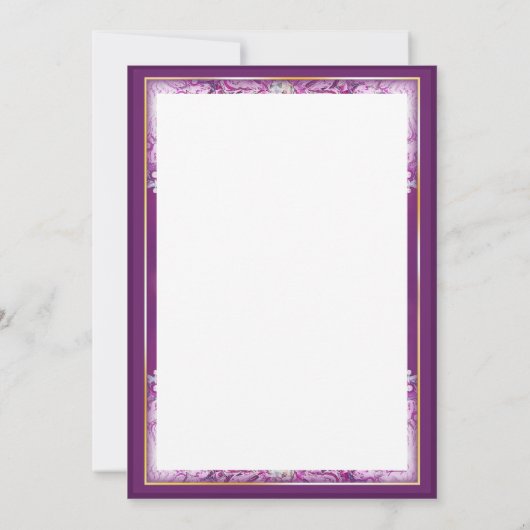 Carte Cardinal rouge Rosace (Dos)