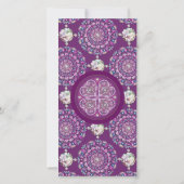 Carte Cardinal rouge Rosace (Dos)