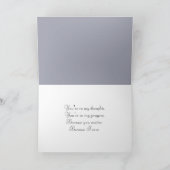 Carte Cardinal sur la branche d'hiver Penser à vous (Intérieur)