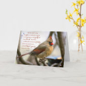 Carte cardinale d'encouragement de 12:9 de 2 (Fleur jaune)