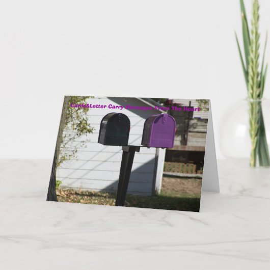 Carte Cards&Letters diffusent des messages du coeur (Devant)