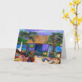 Carte Caribbean (Fleur jaune)