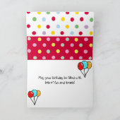 Carte Caricature Big Face Panda Anniversaire (Intérieur)