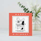 Carte Caricature Boucher & Chiropodiste Cockney Slang (Debout devant)