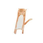 Carte Caricature de chat Kawaii amusante Budget Annivers