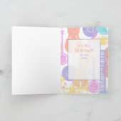 Carte Caricature de chat mignon Anniversaire Drôle Dire  (Intérieur)