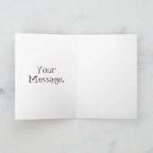 Carte Caricature de dromadaire joyeux et souriant (Intérieur)