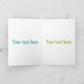 Carte Caricature de légume de chou-fleur joyeux (Intérieur)