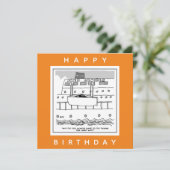 Carte Caricature de navires de croisière (Debout devant)