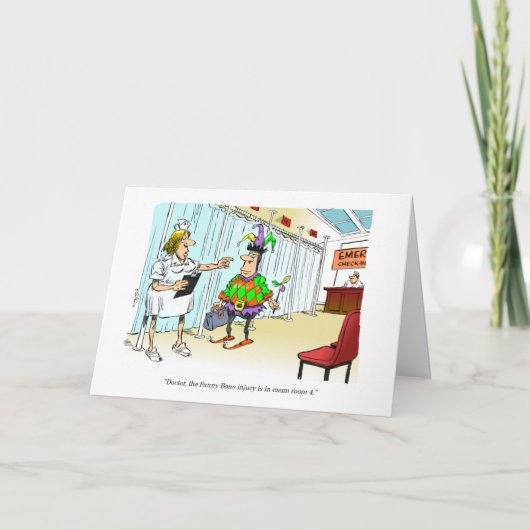 Carte Caricature - désolé pour votre accident. (Devant)