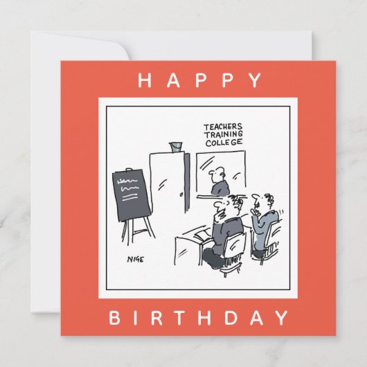 Carte Caricature du Collège de formation des enseignants (Devant)