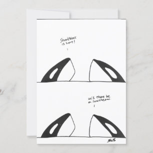 Carte caricature Orca