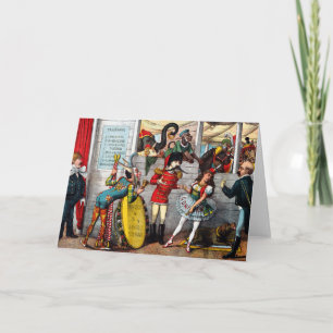 Carte Caricature Politique Italienne Des Interprètes De 