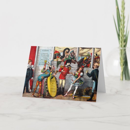 Carte Caricature Politique Italienne Des Interprètes De (Devant)