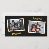 Carte Caricature Skulls & Bones Happy Halloween pour enf (Dos)