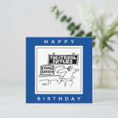 Carte Caricature théâtrale en canne (Debout devant)