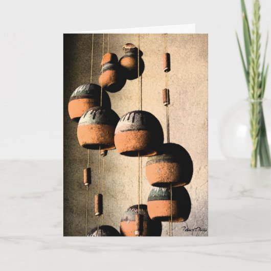 Carte Carillon à vent en argile spirale Vous manquant na (Devant)