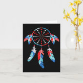 Carte Carillons Attrape-Rêves 4 Juillet  (Fleur jaune)