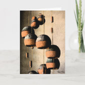 Carte Carillons en argile spirale Vous manquant nature m (Devant)