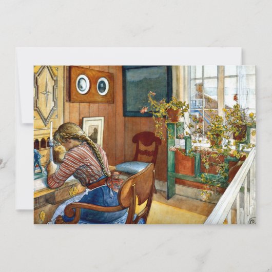 Carte Carl Larsson - Communication écrite (Devant)