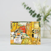 Carte Carl Larsson - L'Atelier (Debout devant)