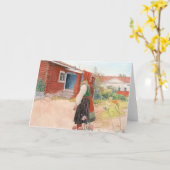 Carte Carl Larsson The Falun Accueil (Fleur jaune)