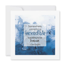 Carl Sagan Inspirational Quote Greeting Card