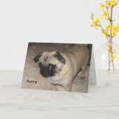 Carte Carlin - Désolé (Fleur jaune)