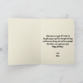 Carte Carlin drôle mignon Fils gris 30e anniversaire (Intérieur)