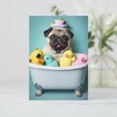 Carte Carlin Paradise : Beauté de bain dans le bain à re (Debout devant)