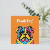 Carte carlin personnalisable (Debout devant)