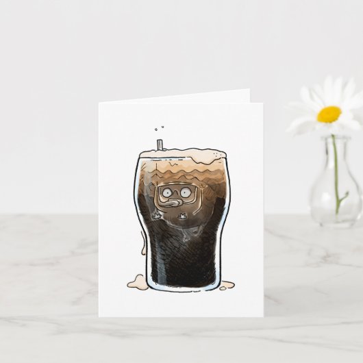 Carte carlin Pint Diver (Petite plante)