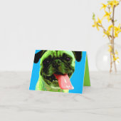 Carte Carlin Pop Art (Fleur jaune)