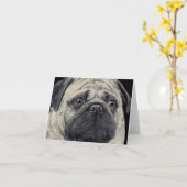 Carte carlin - "Pugshot" (Fleur jaune)