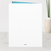 Carte Carlin sur la plage, cadeau d'été pour amoureux de (Dos)